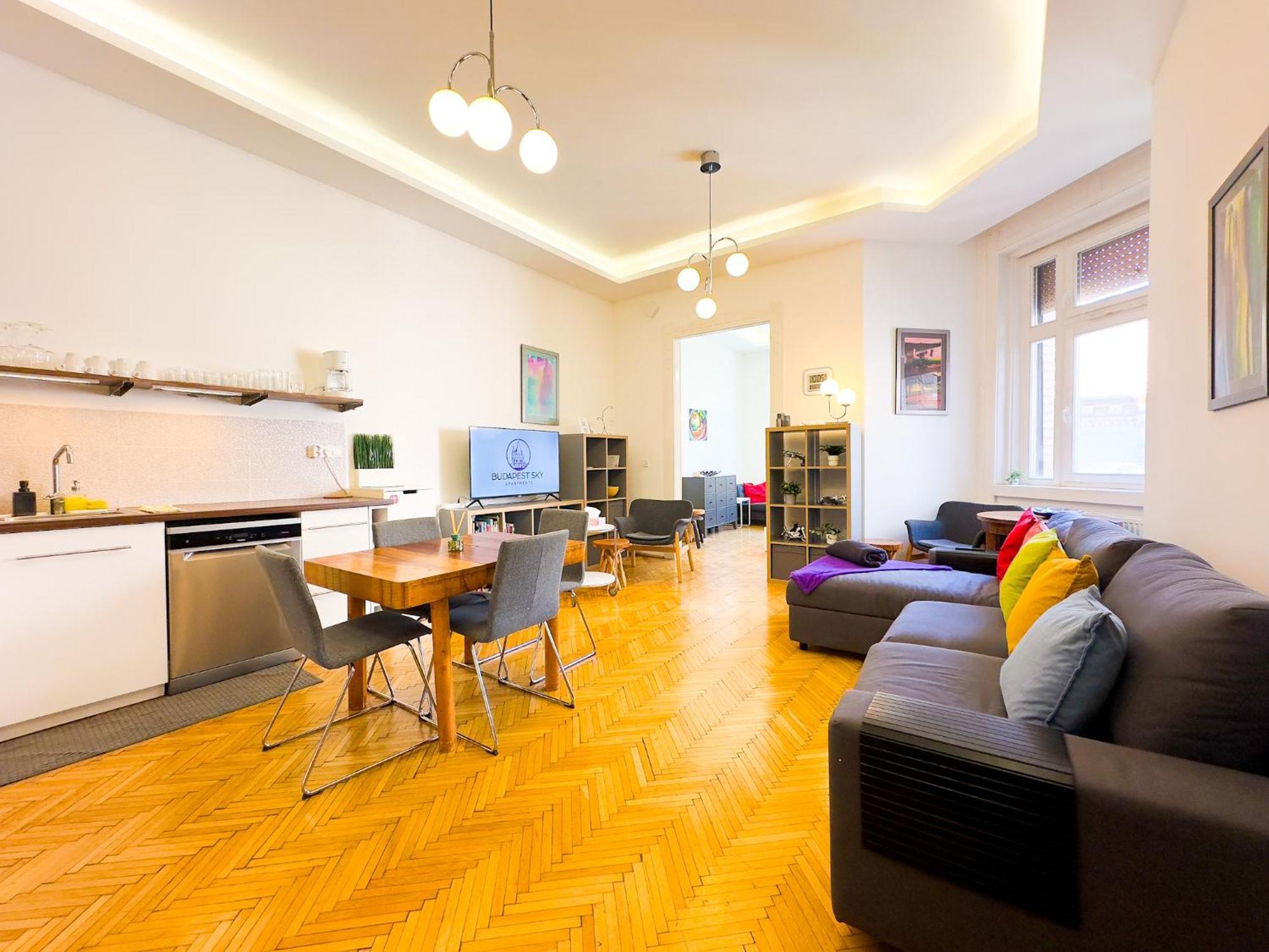 Spacious 4Br Oasis In Central Budapest - Bp Sky Exterior foto
